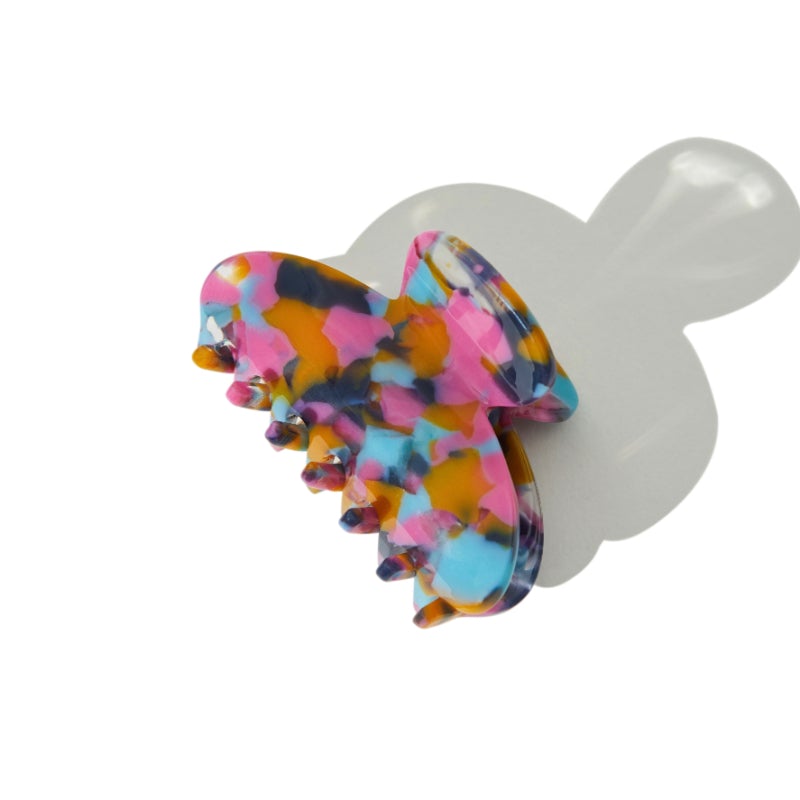 Glazed Mini Hair Claw In Passionfruit｜AKJK