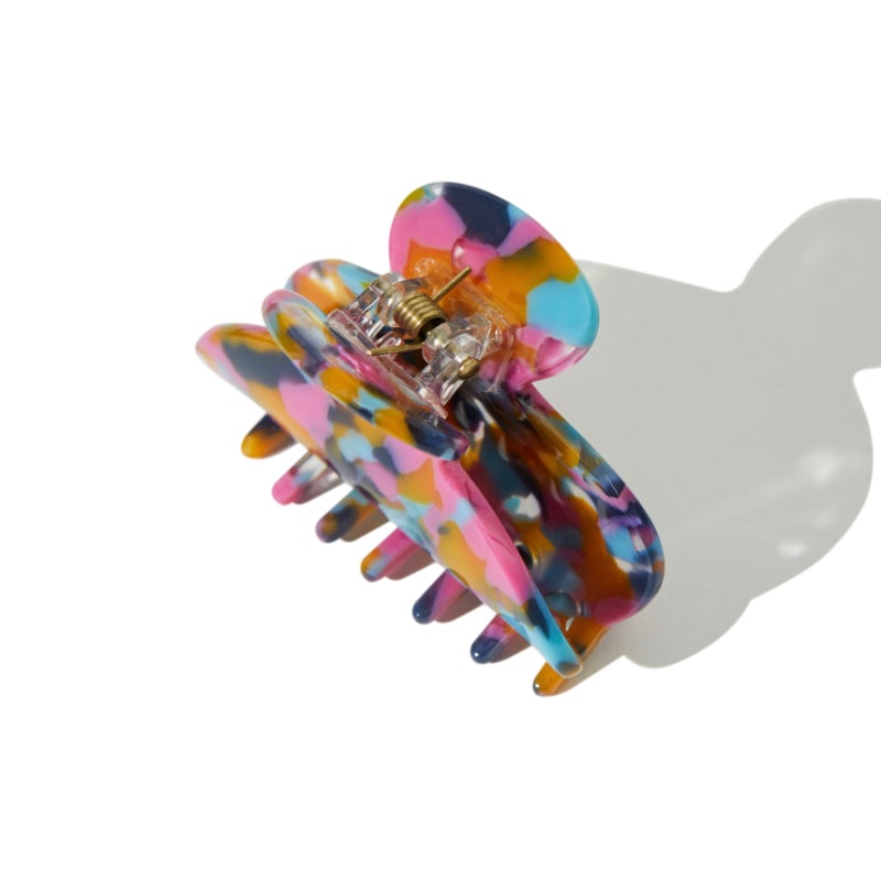 Glazed Mini Hair Claw In Passionfruit｜AKJK