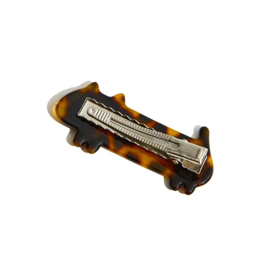 Kitty Hair Clip In Carrot Cake｜AKJK