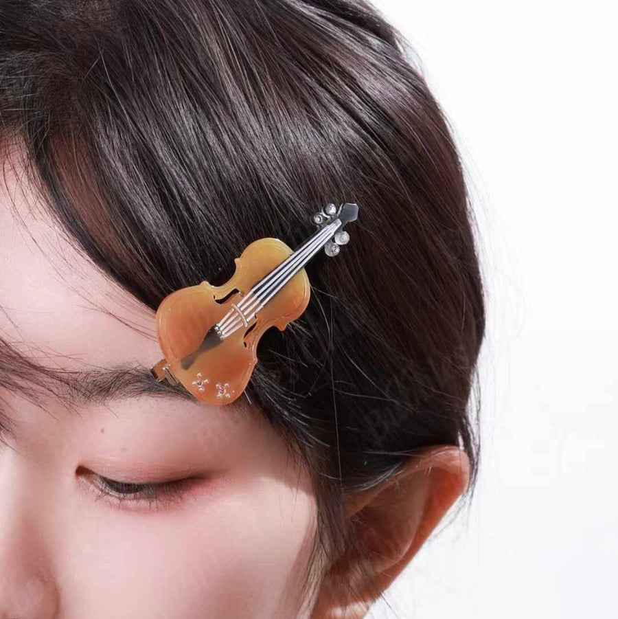 Cello-Inspired Hair Claw｜AKJK