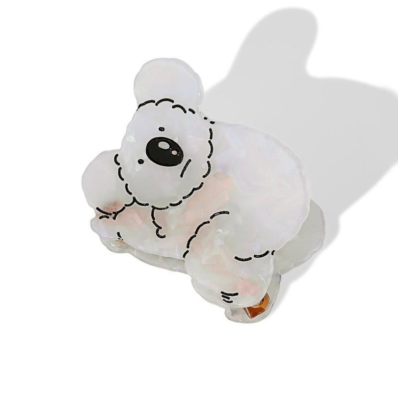 Cream Koala Hair Claw｜AKJK