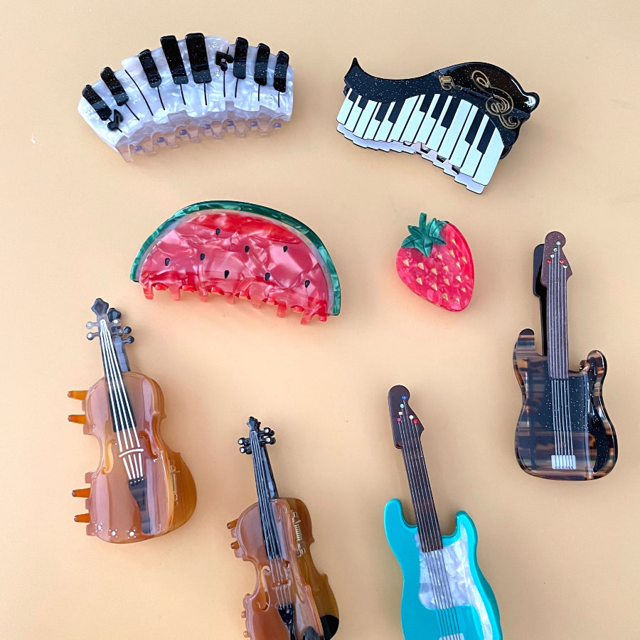 Elegant Piano Hair Claw｜AKJK