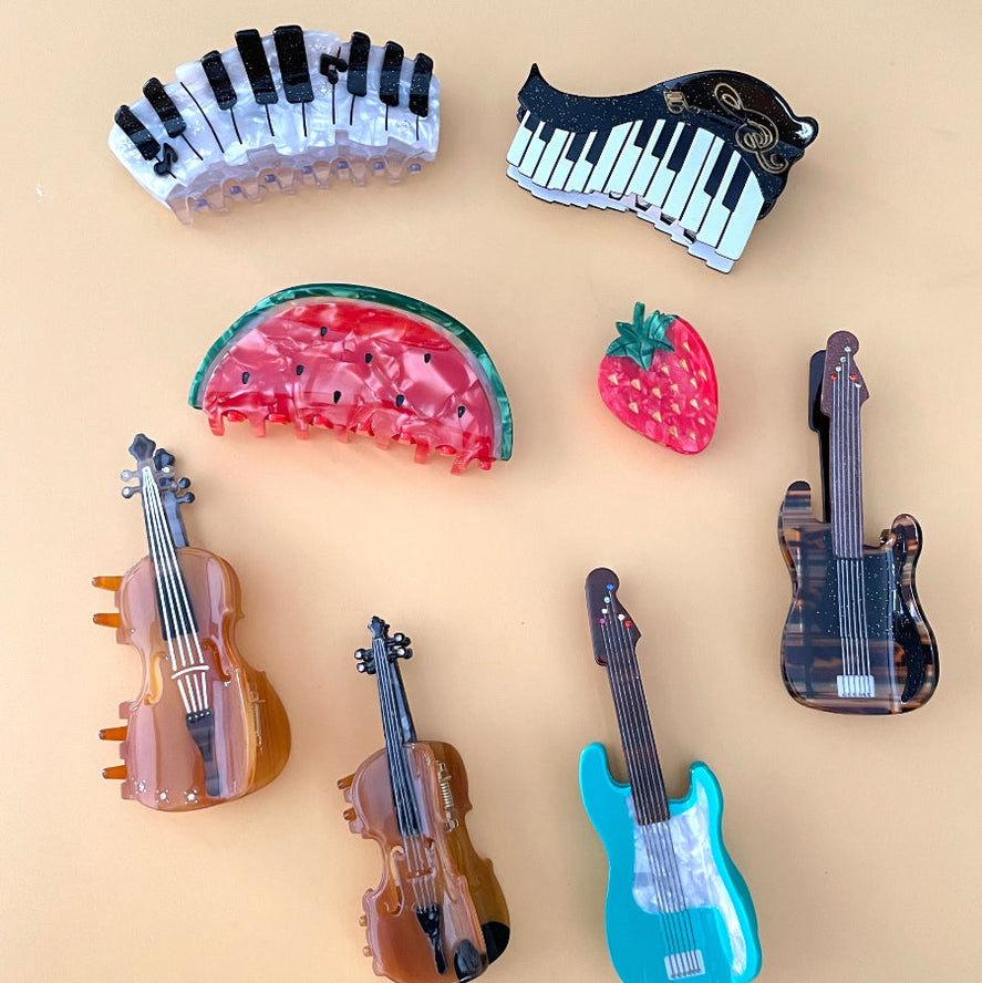 Violin Mini Hair Claw｜AKJK
