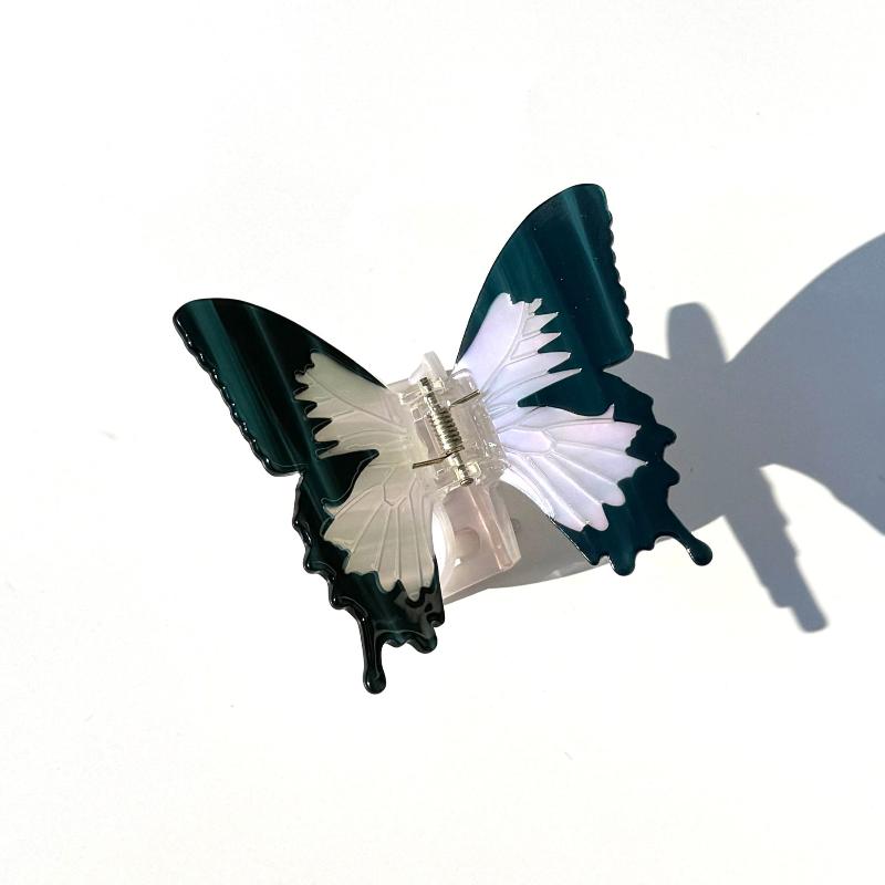 White Swallowtail Butterfly Hair Claw｜AKJK