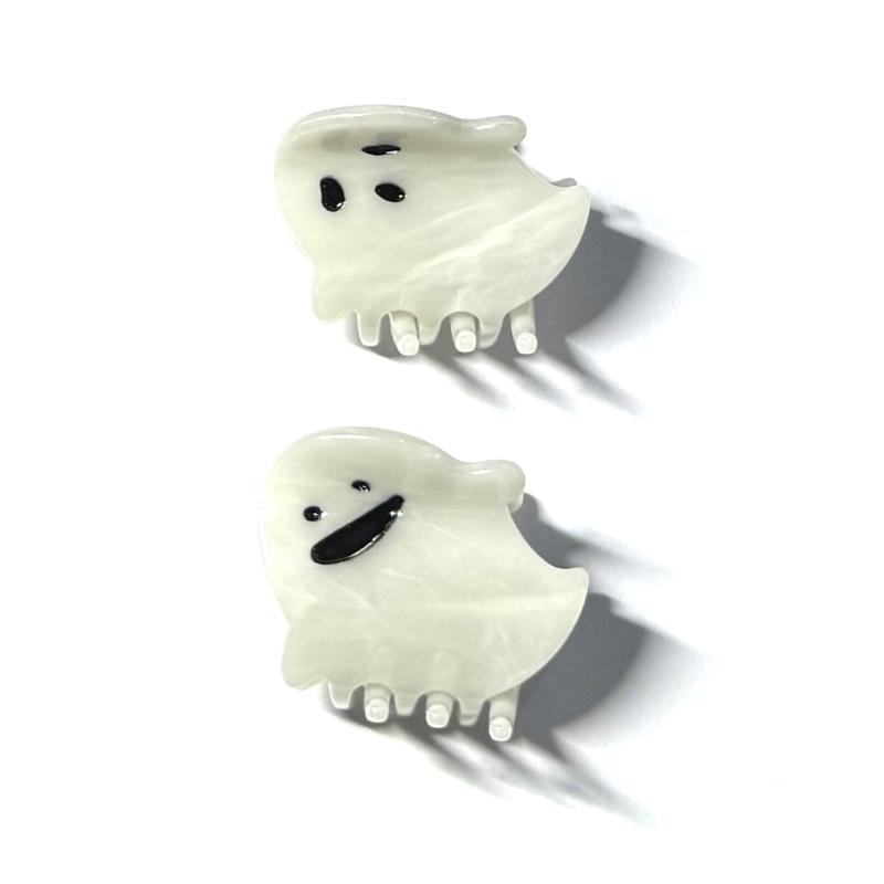 Mini Halloween Ghost Hair Clip Set(2pcs)｜AKJK