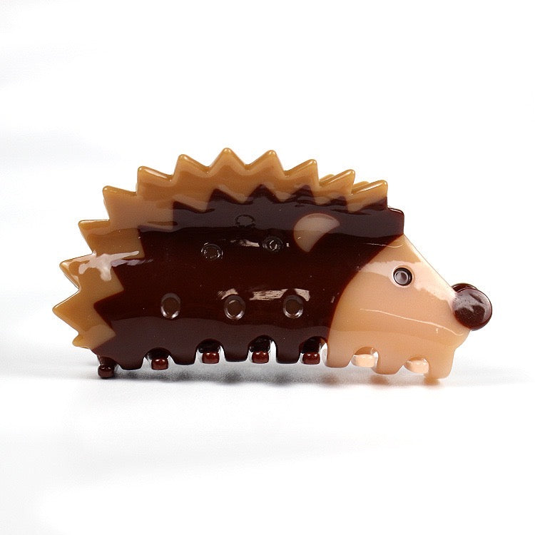 Brown Hedgehog Hair Claw｜AKJK
