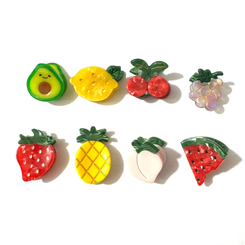 Mini Fruit Hair Claw Set (8pcs)｜AKJK