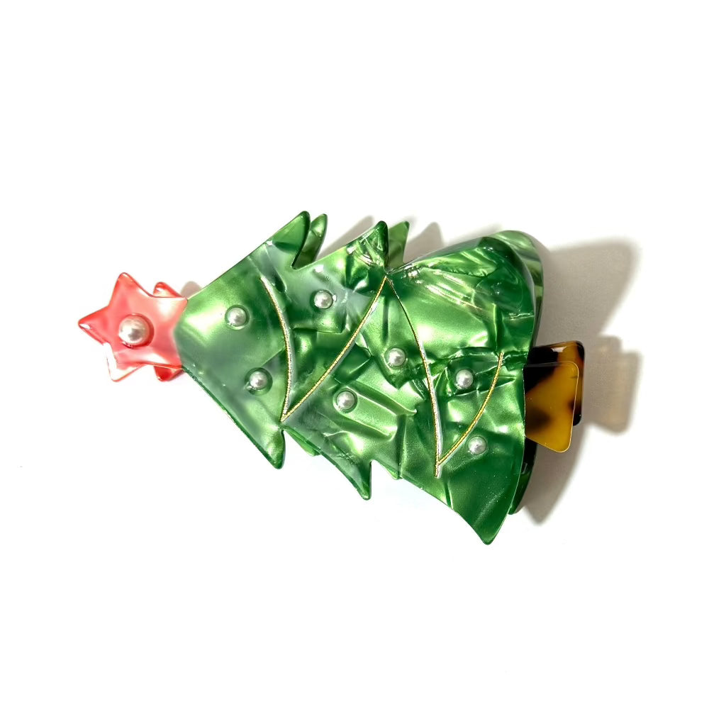 Christmas Tree Hair Claw｜AKJK
