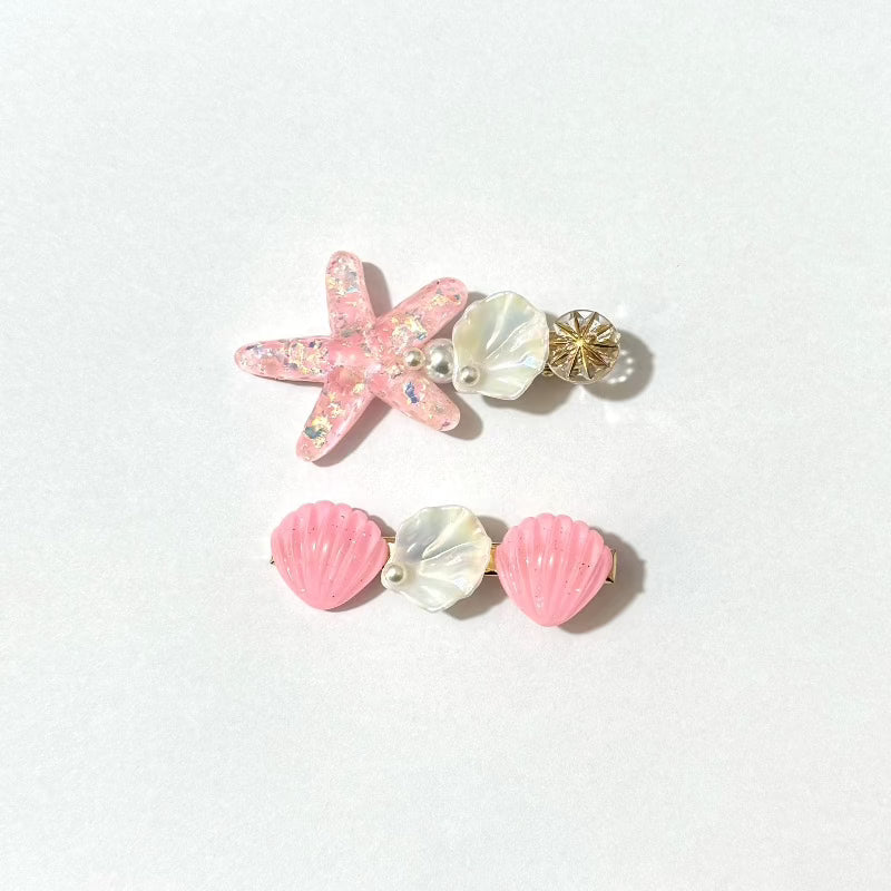 Ocean Edge Starburst Hair Clip(2pcs)｜AKJK