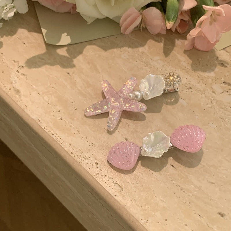 Ocean Edge Starburst Hair Clip(2pcs)｜AKJK