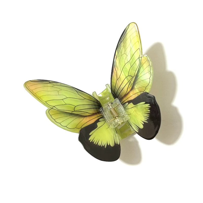 Green Swallowtail Butterfly Hair Claw｜AKJK