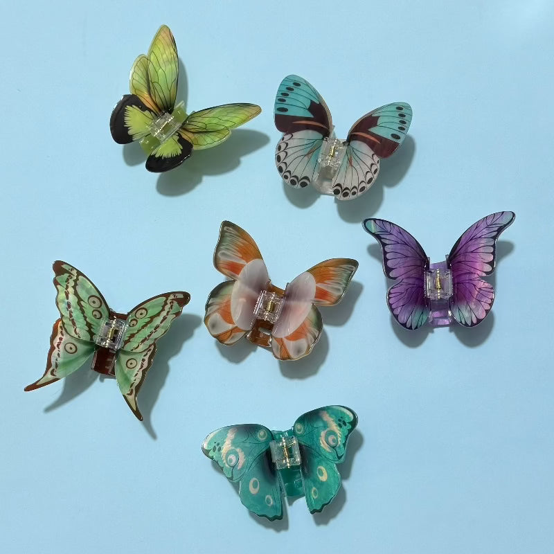 Green Swallowtail Butterfly Hair Claw｜AKJK