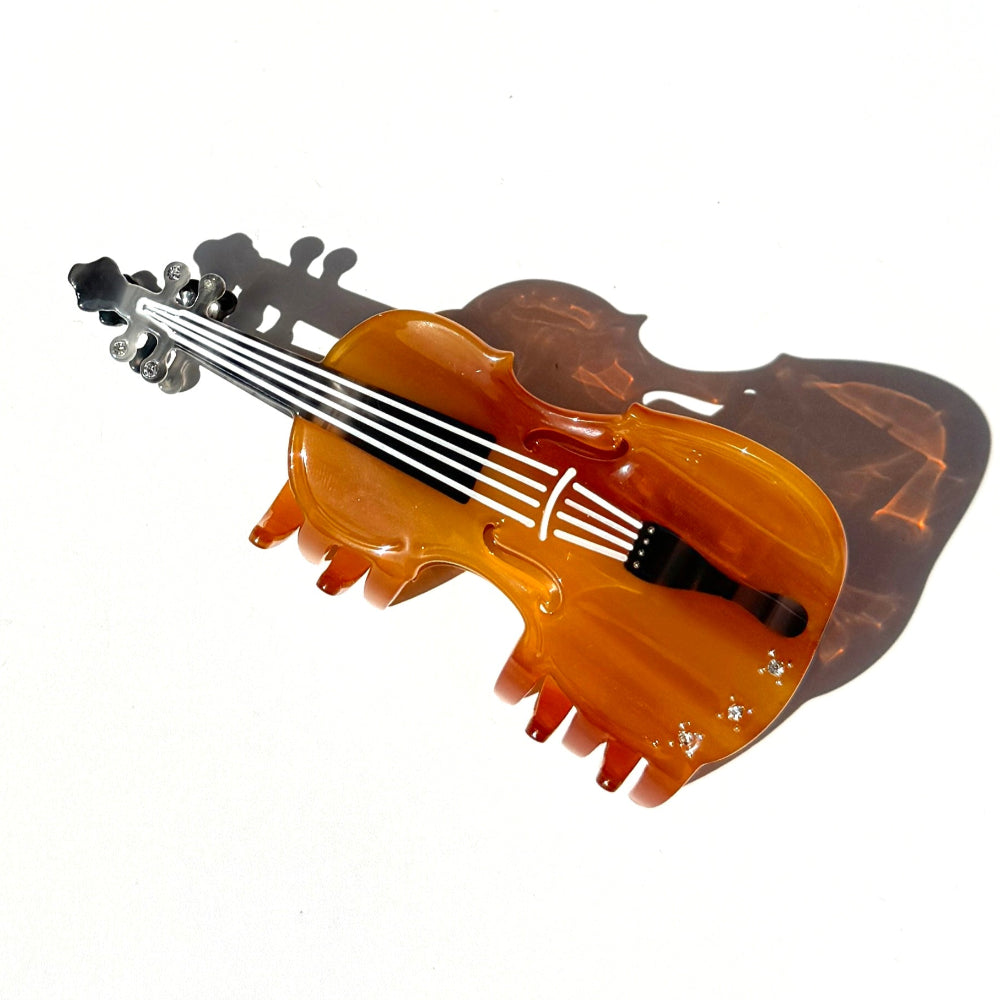 Cello-Inspired Hair Claw｜AKJK