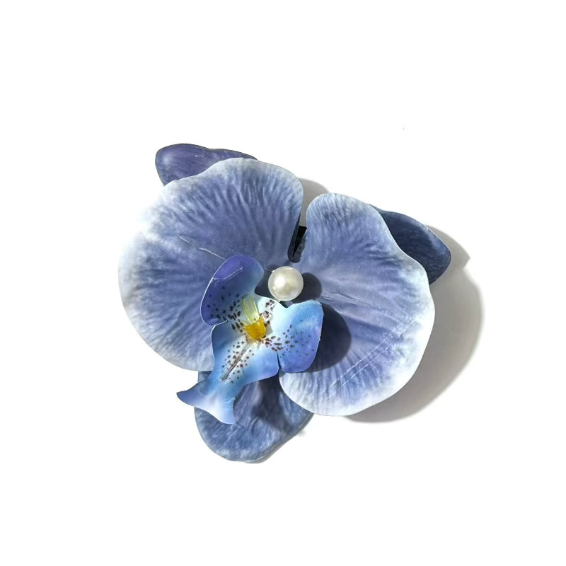 Blue Phalaenopsis Flower Hair Clip｜AKJK
