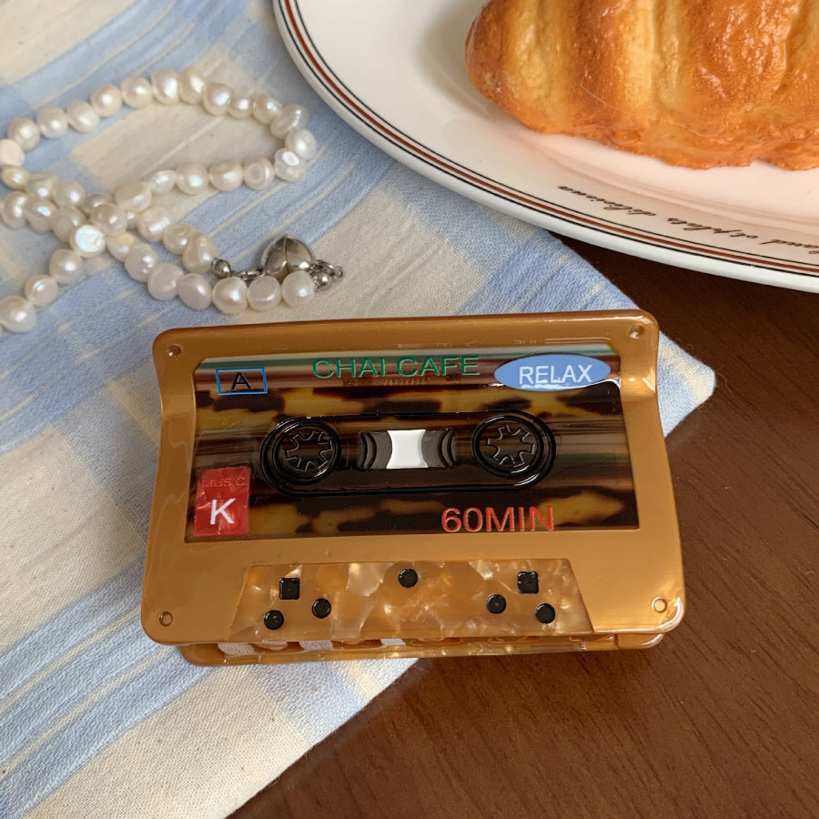 Retro Cassette Hair Claw｜AKJK