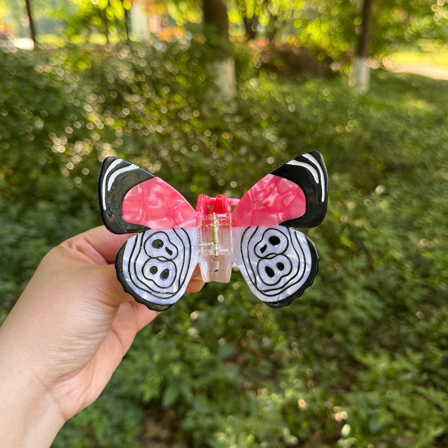 Red Ring Skirt Butterfly Hair Claw｜AKJK