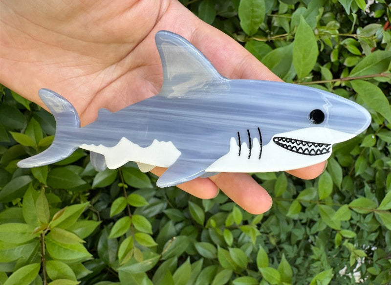 White Shark Hair Claw｜AKJK