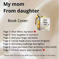 Book Engraved Gift Necklace ｜AKJK