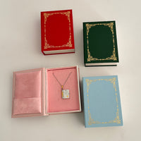 Book Engraved Gift Necklace ｜AKJK
