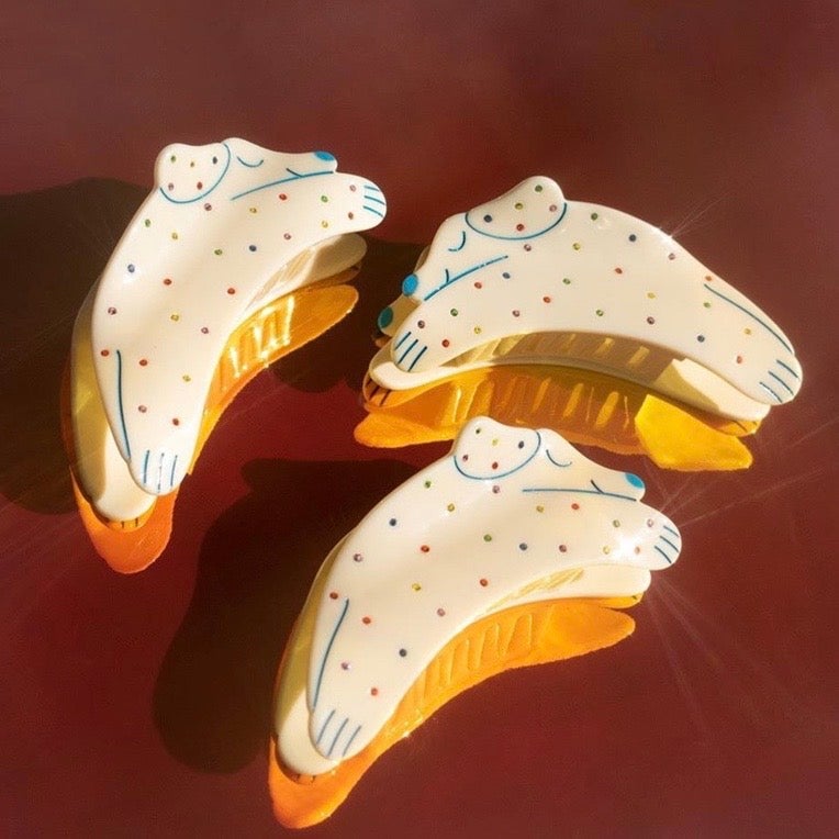 Diamond Dalmatian Dog Hair Claw｜AKJK