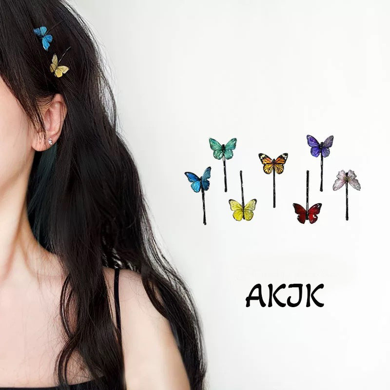 Butterfly Bobby Hair Clips