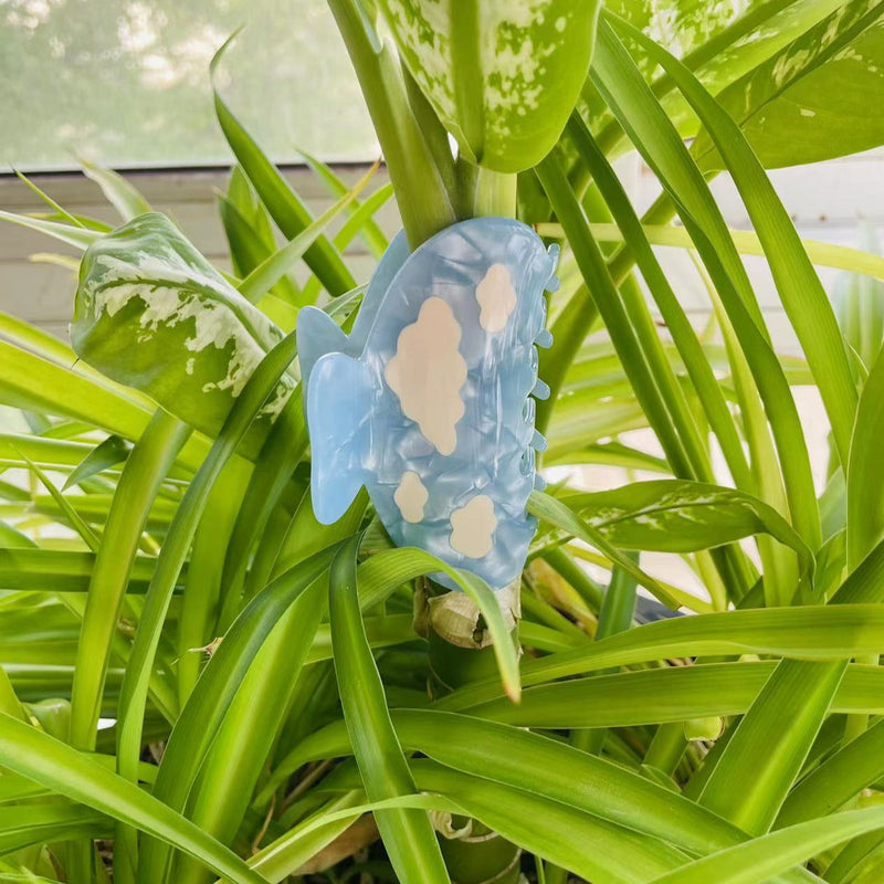 White Clouds In The Blue Sky Hair Claw｜AKJK