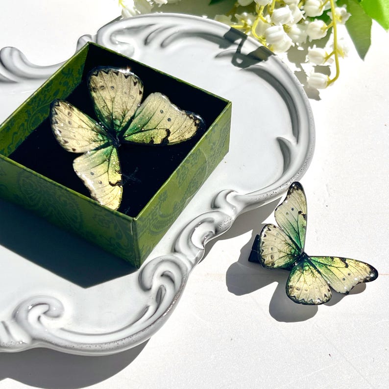 Vintage Butterfly Hair Clip