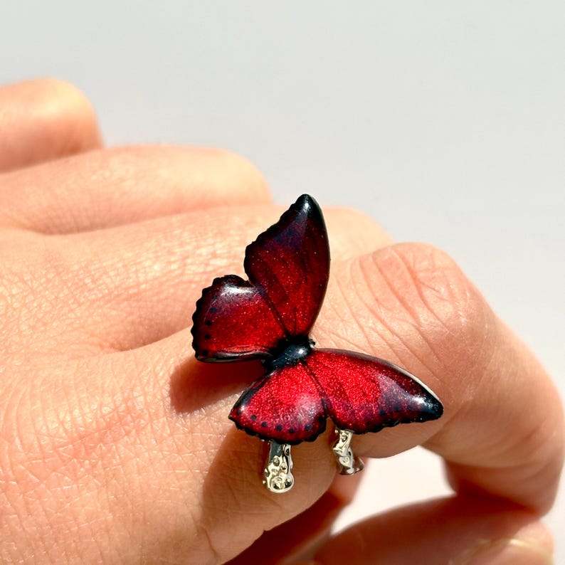 Cute Butterfly Wings Rings