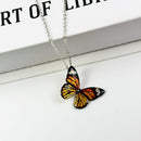 Blue Morpho Butterfly Necklace