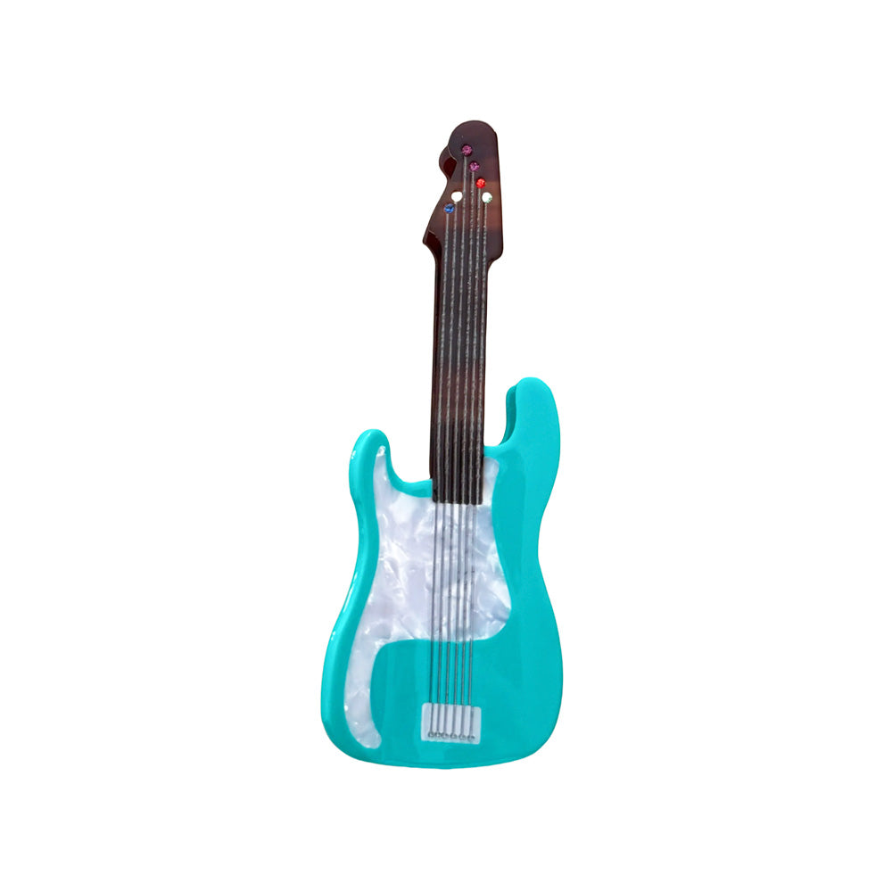 Blue  Acoustic Guitar Hair Claw｜AKJK